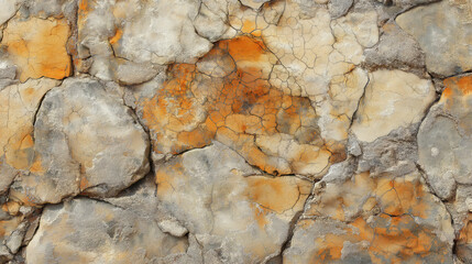 Obraz premium A rocky surface with a mix of brown and white colors