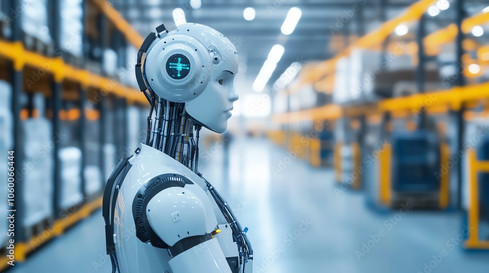 Aufkleber Machine learning models help optimize warehouse space utilization.