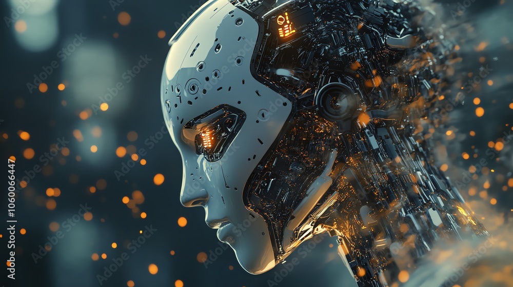 Aufkleber Predictive analytics powered by AI helps forecast demand and stock levels.