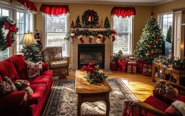 Obraz premium Christmas room professional