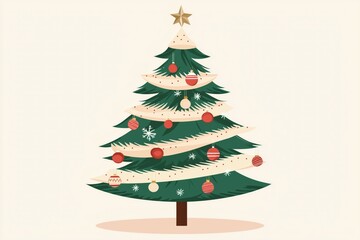 Obraz premium Christmas Tree Festive Cheer 