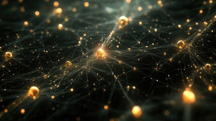 Complex web of digital neurons and connections, representing the innovative side of neuroscience