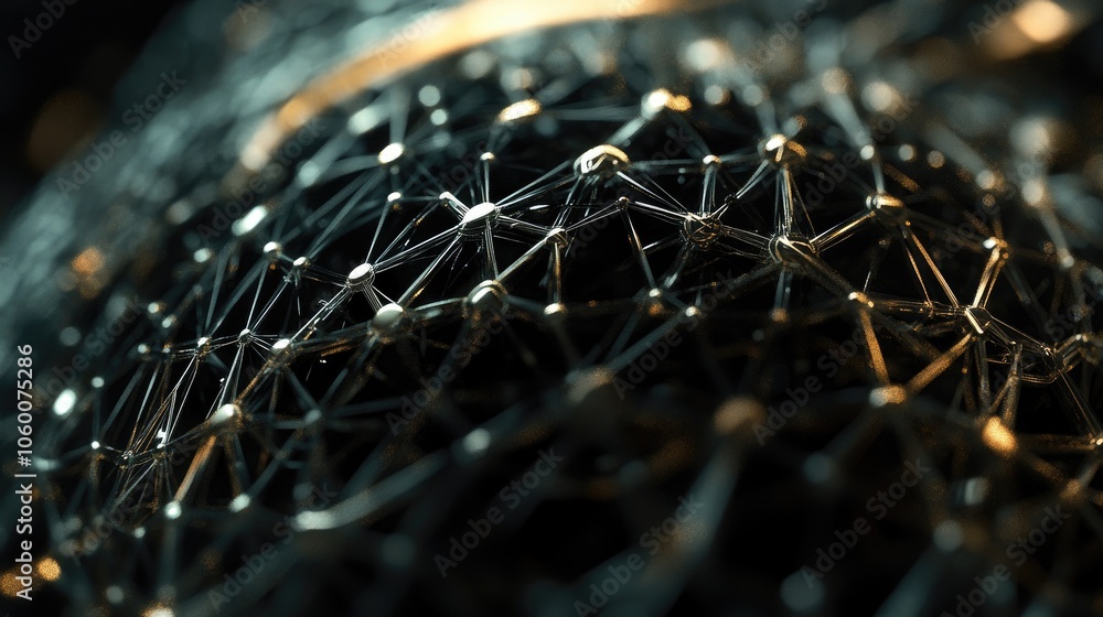 Poster a digital neural network with intricate connections, symbolizing the future of brain science and neu