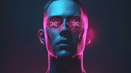 A digital shield with a network protection theme, monochromatic color scheme, minimalist and clean design