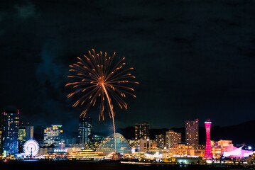 みなとHANABI2024神戸 花火