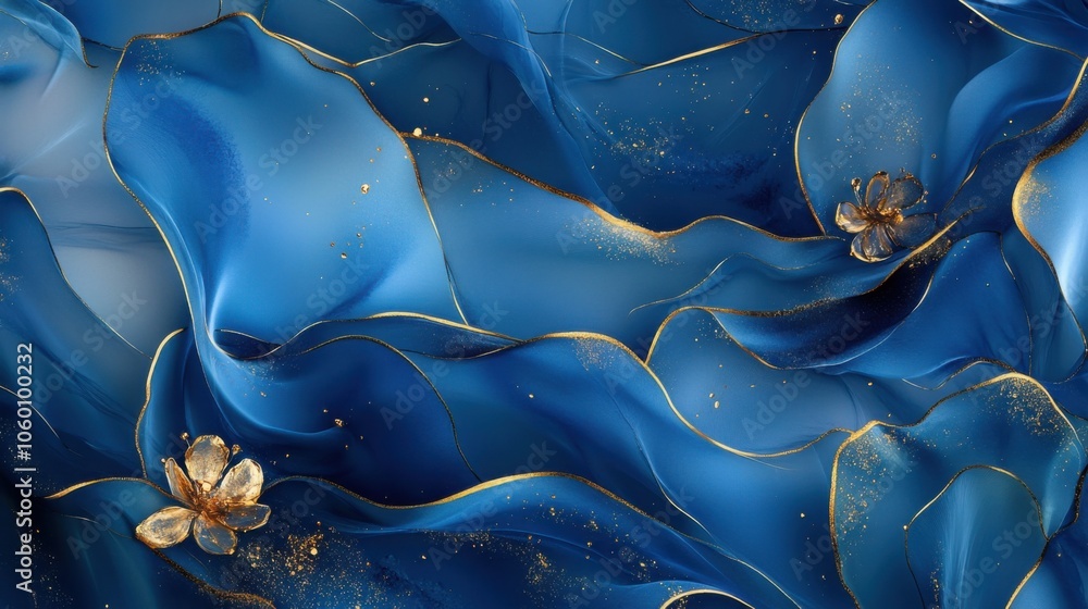 Poster luxurious abstract art background with shimmering elements