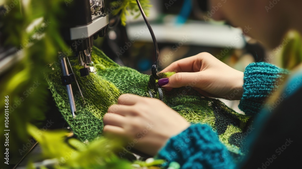 Poster write about the challenges of implementing sustainable practices in the fashion industry.