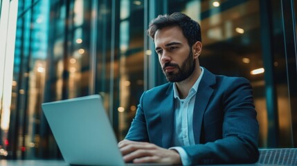 Fototapeta premium Practical enterprise AI applications, including automated customer support, data analysis, and process optimization