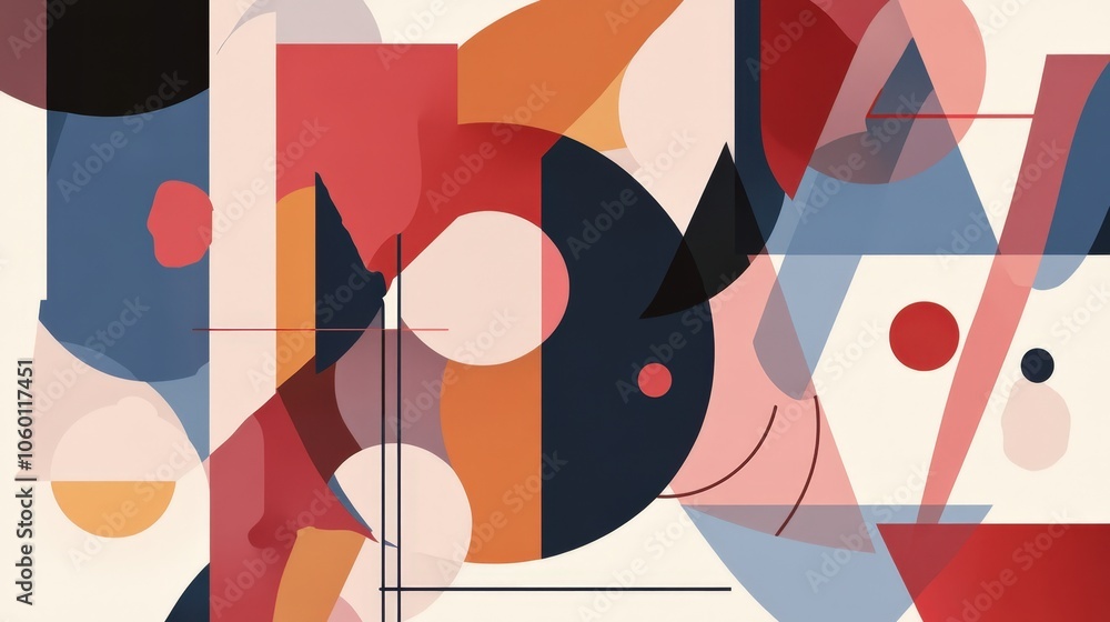 Poster write about the role of abstraction in modern design