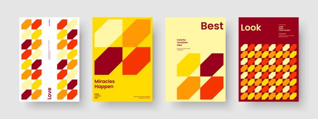 Naklejka premium Isolated Poster Layout. Creative Book Cover Template. Abstract Background Design. Flyer. Brochure. Report. Banner. Business Presentation. Handbill. Pamphlet. Newsletter. Journal. Notebook. Leaflet