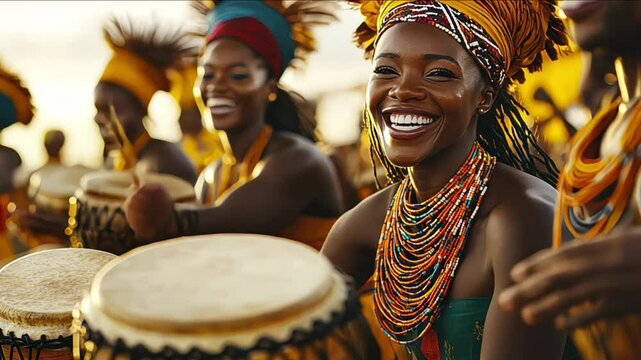 Juneteenth and african liberation day concpet. Juneteenth Parade and Festival. Black History Month