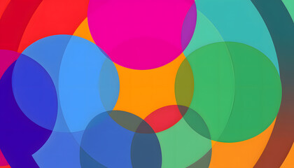 Fototapeta premium Circular Geometric Flow Pattern.