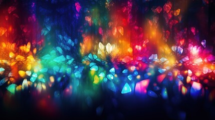 Fototapeta premium Colorful Background with Vibrant Lights and Patterns