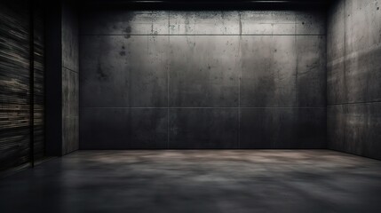 Dark Concrete Wall with Subtle Texture Background