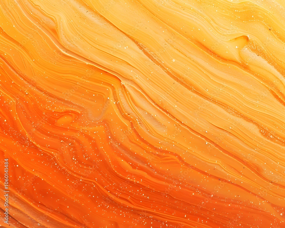 Aufkleber abstract orange and yellow wave patterns with specks of light.
