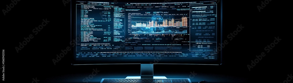 Poster an isolated view of a computer screen displaying an investment portfolio with highlighted sections o