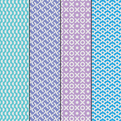 Geometric line seamless pattern
