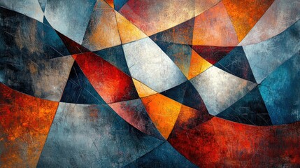 Fototapeta premium Abstract art background. Geometric. Texture.