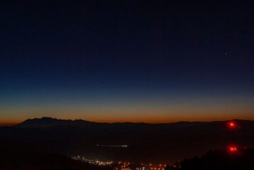 Muszyna, Beskid Sądecki, nocne zdjęcia, niebo gwiazdy © Maciej G. Szling