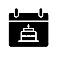 Fototapeta premium Birthday (Calendar Icon)