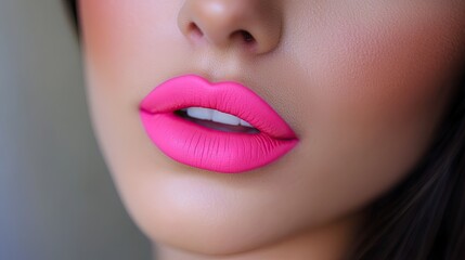 Fototapeta premium elegant Pink lipstick 