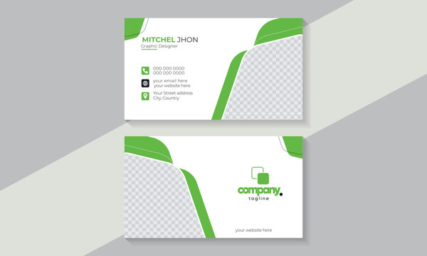 Modern creative business name card