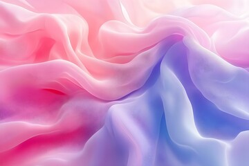 Obraz premium Dreamy Pastel Silk Swirls: A delicate and abstract image capturing the ethereal beauty of flowing pastel silk, with a soft, romantic feel.