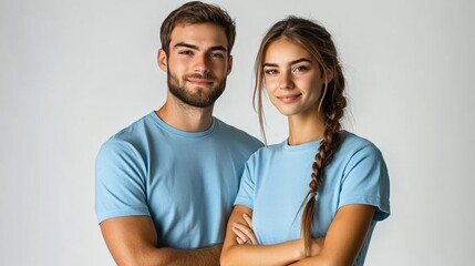 Fototapeta premium Young Couple Smiling.
