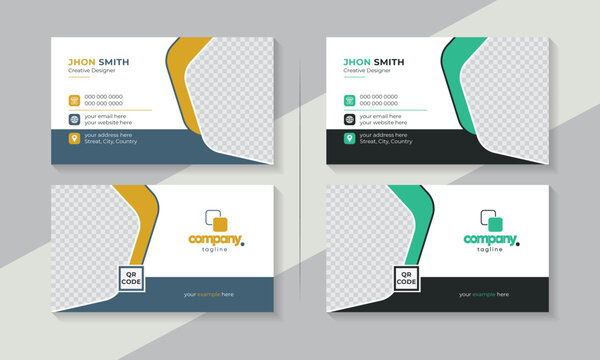 Creative Business Card Layout Set