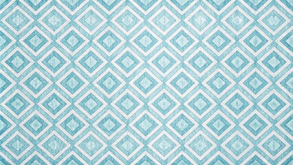 Soft blue and white geometric pattern on a textured wallpaper background, abstract art, calming decor, oceanic theme, soothing colors, minimalist design
