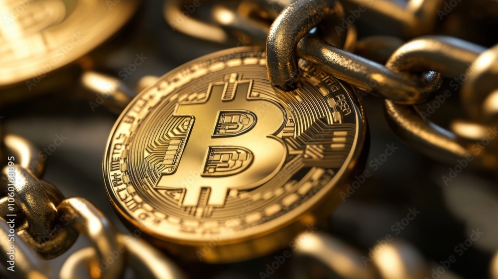 Poster blockchain security systems protecting cryptocurrency assets from hacking