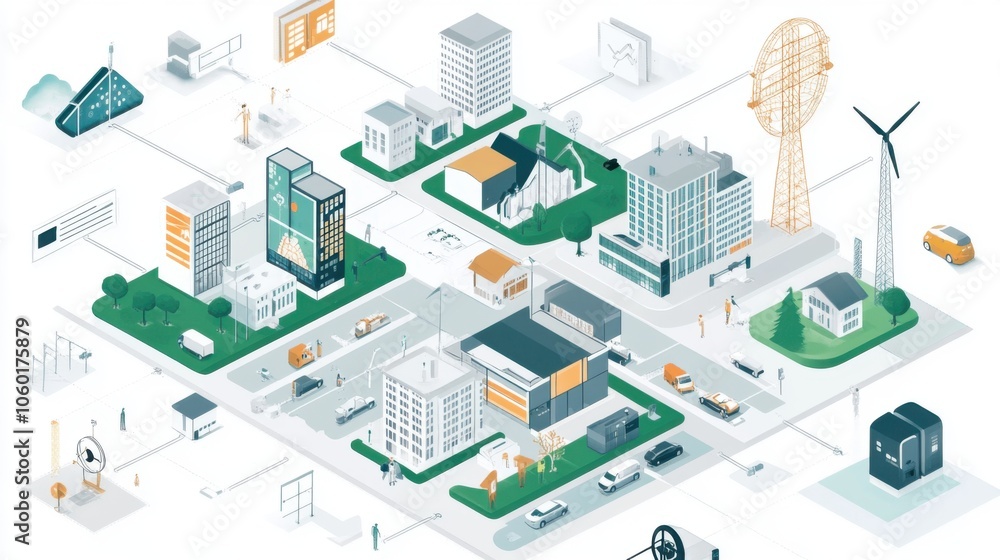 Poster smart grids utilizing iot for efficient energy distribution