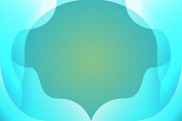 Greenish Blue Abstract Background Style