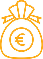 Euro Money Sack Icon
