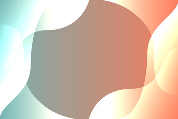 Green And Orange Abstract Background