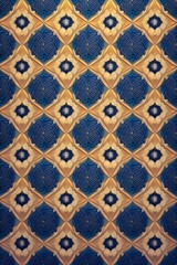 ia generated. Vector pattern of an Andalusian mosaic. Illustrated seamless pattern made of abstract elements Ethnic abstract. Beautiful seamless pattern design.