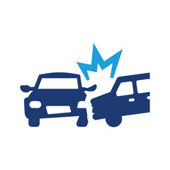 Car accident icon