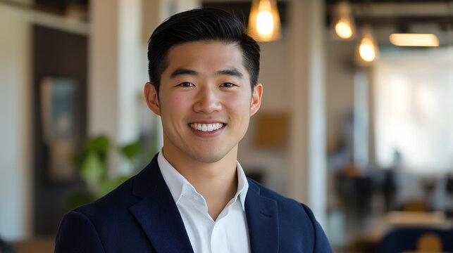 portrait of a businessman, professional person, businessman in office, an early 30s professional in business casual attire