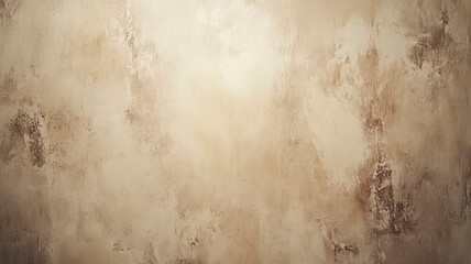 Fototapeta premium Abstract textured background with light beige and brown tones. Vintage rough surface effect. Rustic and aged concept