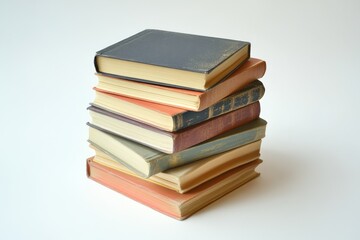 stack of old books