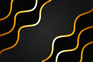 Yellow Luxury Abstract Background Style