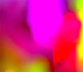Abstrakcyjny neonowy obraz. Psychodeliczna abstrakcja. Nowoczesny gradient różowo-czerwony