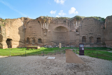 Terme di Caracalla (Baths of Caracalla), large archaeological site in Rome, Italy