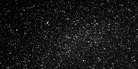 Obraz premium Black Distressed Background with Tiny White Overlays