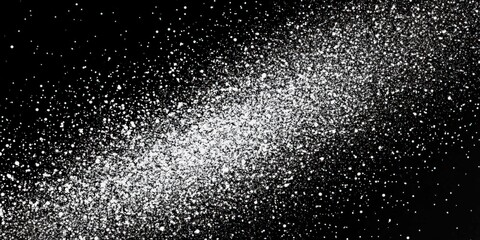 Obraz premium Distressed White Grainy Texture with Dust Overlay