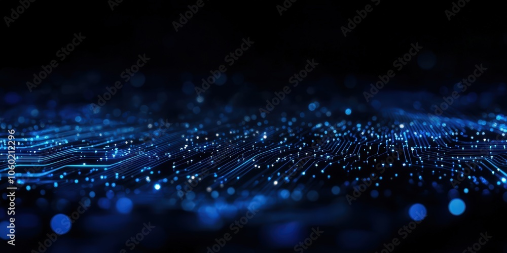 Poster abstract digital network circuit board background
