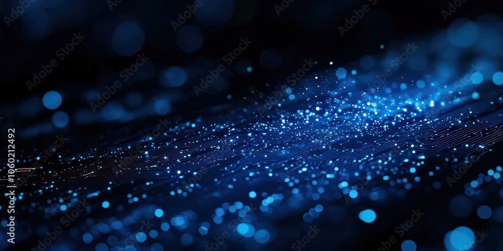 Poster abstract digital circuit network background texture