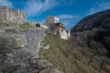 View of Castle of Ragogna in Pinzano al Tagliamento