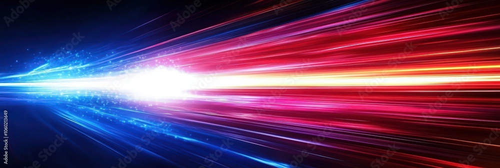 Poster dynamic abstract light motion and speed