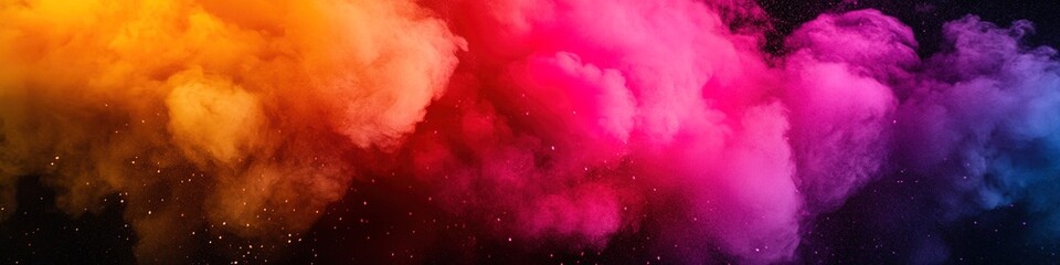 Obraz premium Creative Abstract Design Featuring Ethereal Smoke and Vapor Shapes in a Black Background, Perfect for Advertising and Marketing Applications. This Image Captures the Fluidity and Movement of Airborne